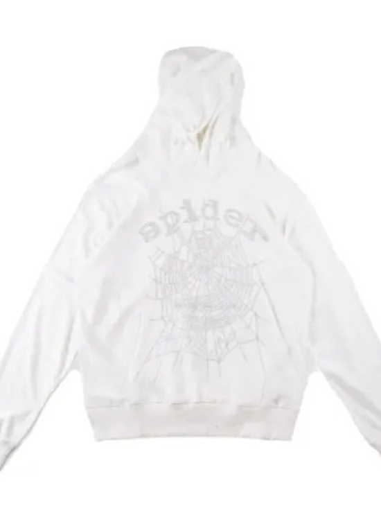 Sp5der Other - Sp5der Hoodie OG Rhinestone Mens White HD014
